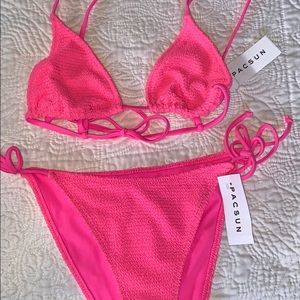 LA hearts NWT PacSun pink bikini